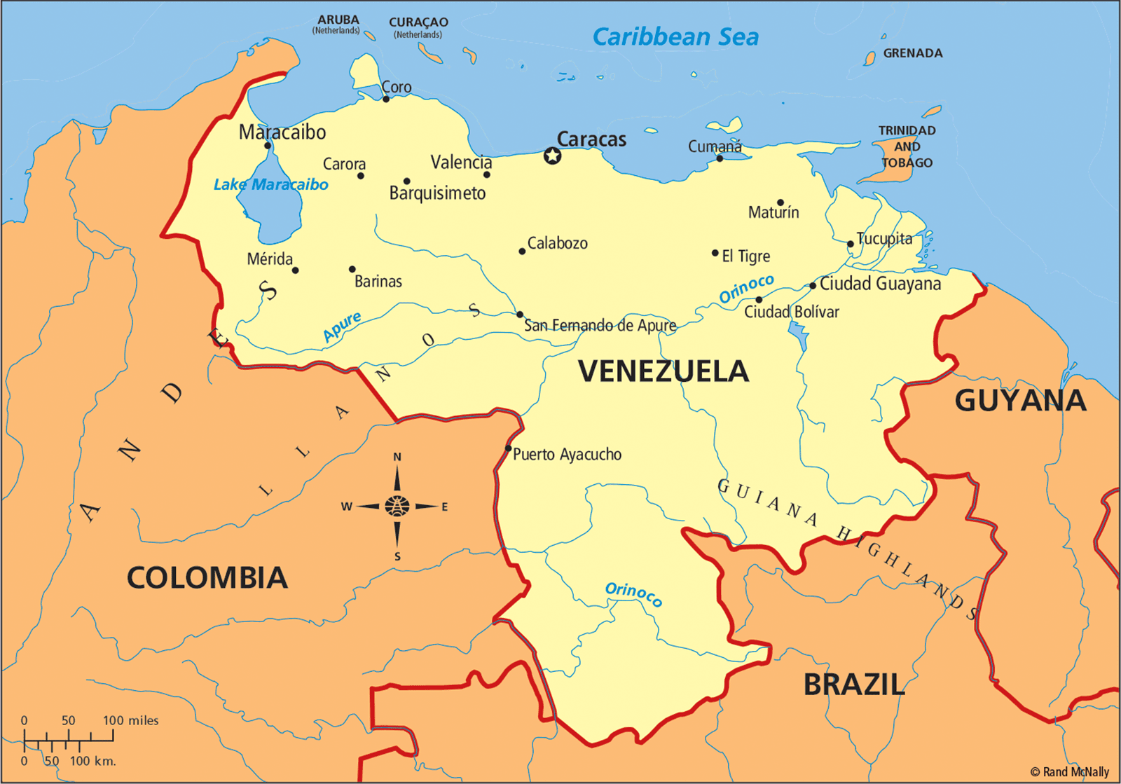 Карта венесуэлы на русском языке - 96 фото
