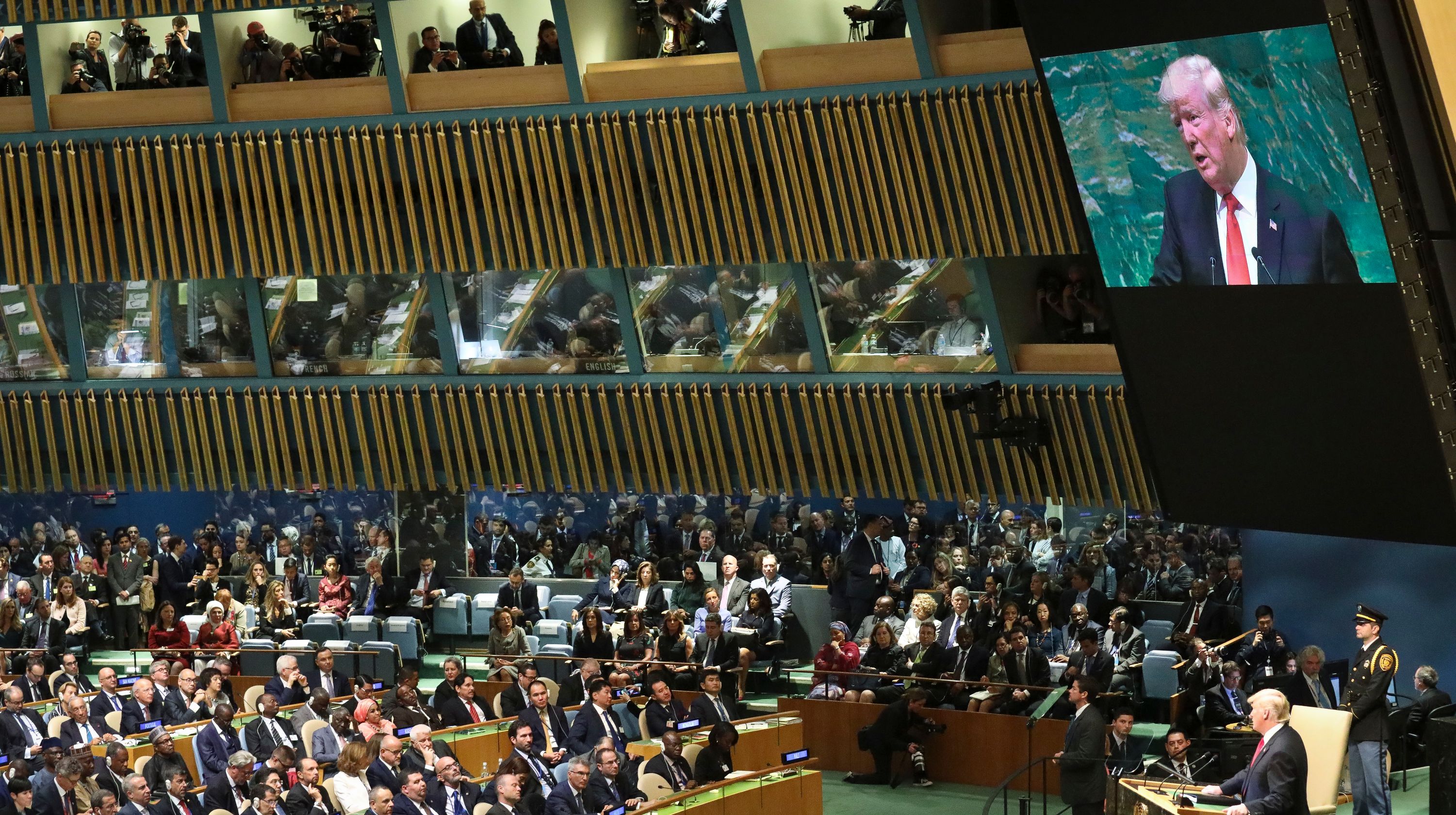 Trump Speaks At The Un General Assembly Part 1