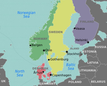 Denmark Sweden Map 371x300 
