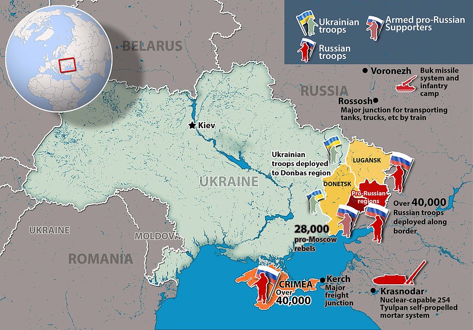 World 1 Russia Amasses 150 000 Troops On Ukraine’s Borders Eu Asks