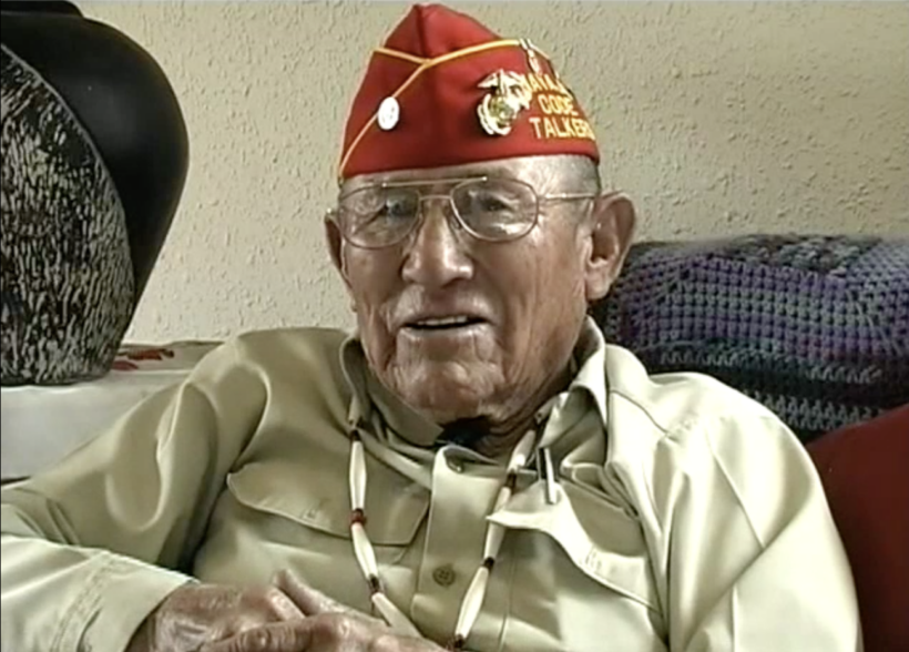 One of the last Navajo Code Talkers from World War II dies at 107