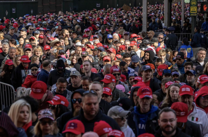 Trump backers turn NYC into a sea of red MAGA hats for ‘historic’ rally