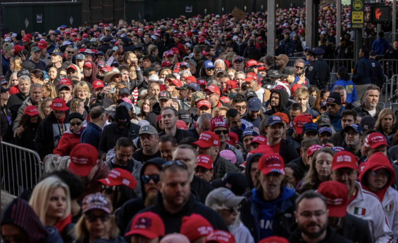 Trump backers turn NYC into a sea of red MAGA hats for ‘historic’ rally