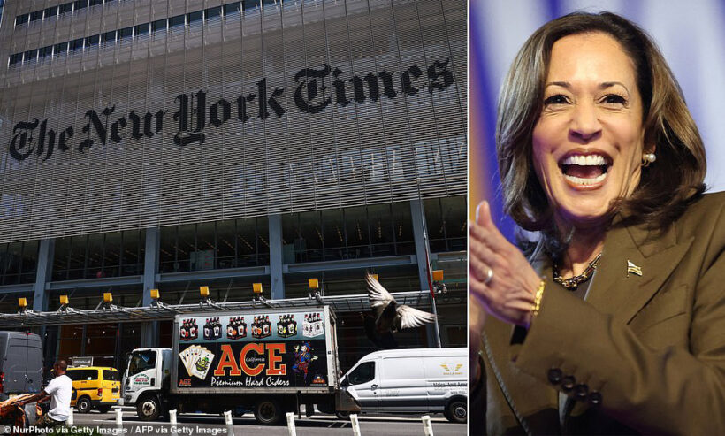 NY Times endorses Kamala Harris – “The only patriotic choice for president”