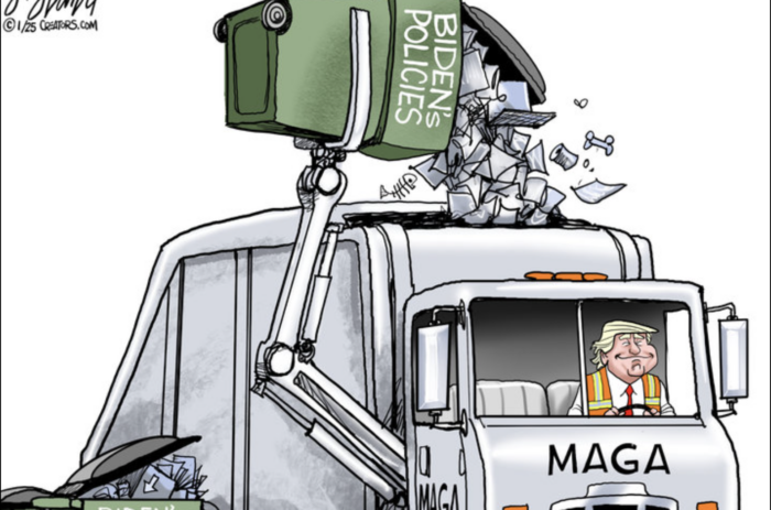 MAGA Garbage Truck