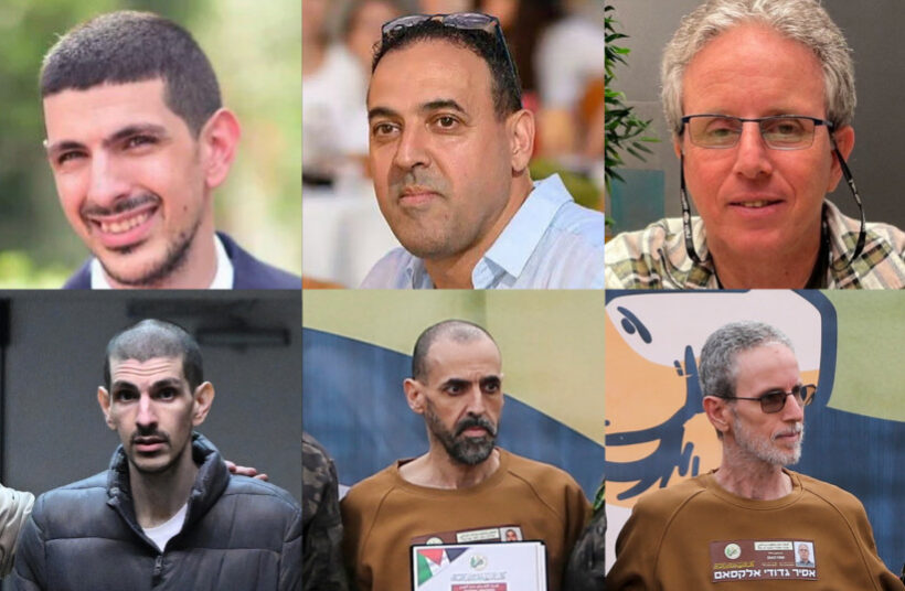 Emaciated hostages Eli Sharabi, Or Levy and Ohad Ben Ami freed after 16 months