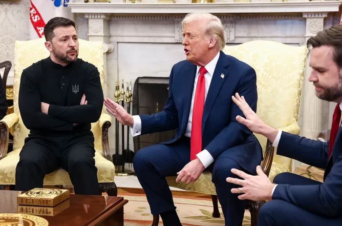 Ukranian President Zelensky clashes with President Trump at press conference