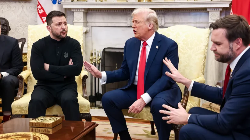 Ukranian President Zelensky clashes with President Trump at press conference